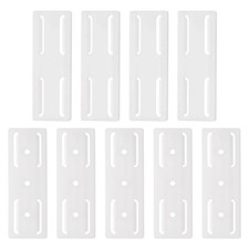 9pcs Adhesive Punch-Free Socket Holder, Power Strip Holder Fixer, White