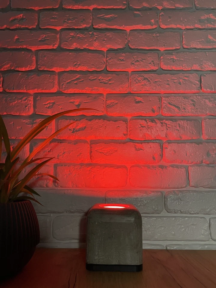 Lámpara de Escritorio Industrial Loft Iluminación de Mesa Moderna Hecha a Mano Hormigón Plástico 3D Foto 4 de 4