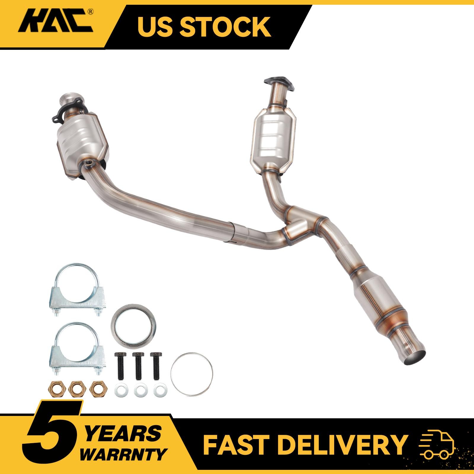 Catalytic Converter Y-Pipe For 14-2018 GMC Sierra 1500 Silverado 1500 5.3L 50497