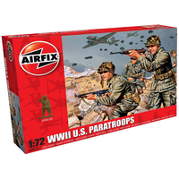 Wwii Us Paratroops Kit 1:76 Airfix Kit Figure Militari -D- Neues Modell