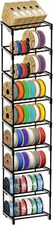 9-Tier Modular 3D Printer Filament Storage Rack – Metal Spool Holder, Holds... 