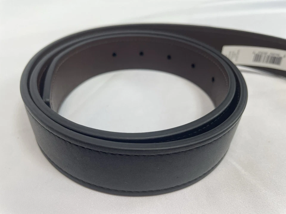 Coach Men's Reversible Solid Belt F90256 (Color: B4AWV ,Size: 38 in) Black/Brown - Image 4 of 4