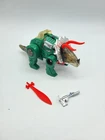 TRANSFORMERS G2 (Vintage 1993) SLAG Green Dinobot Action Figure [100% COMPLETE]
