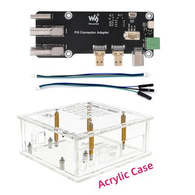 Micro HDMI Adapter Multifunktions für Raspberry Pi 4B 5 Dual 4K Anschluss