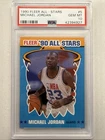 1990 Fleer All Stars Michael Jordan PSA 10 #5 Gem Mint FRESH GRADE