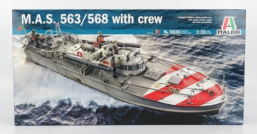 1/35 ITALERI - BOAT | MAS M.A.S. 563/568 MILITARY WITH CREW | / - Foto 1 di 1