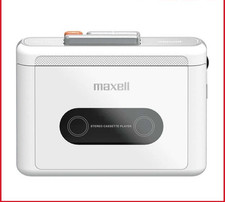 maxell MXCP-P100 Portable Cassette Player White MXCP-P100WH Unused NEW
