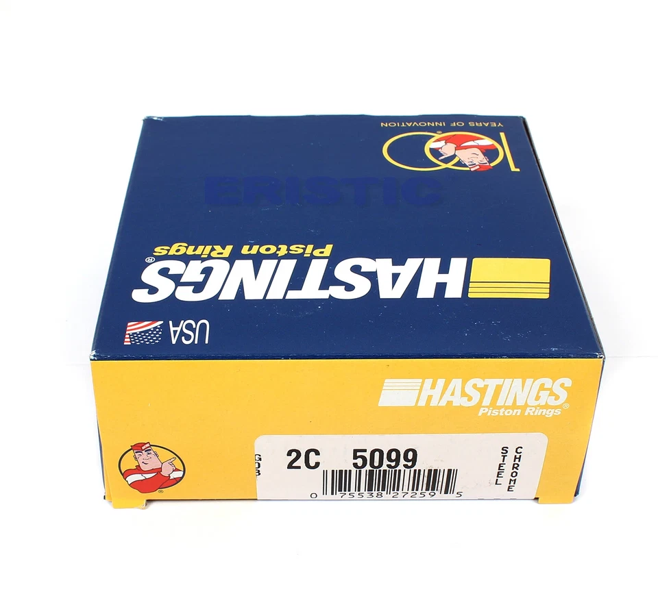 Fits 98-17 Nissan Altima Frontier Sentra 2.4L 2.5L L4 DOHC Hastings Piston Rings Foto 3 de 4