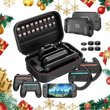 Large Carry Case for Nintendo Switch 2 Accessories Bundle Protective Cover Bag