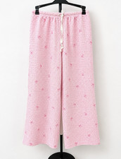 Women s Pink/White Gingham Pajama Pants Size ...
