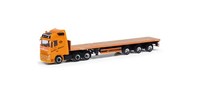 Herpa 318006 - 1/87 Volvo Fh Gl 2020 Teletrailer-Sattelzug Spedition Hollenhorst