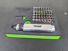#bm667 VIM Tools IMP600K Reversible 3/8" Drive Impact Driver with 48 Impact Bits