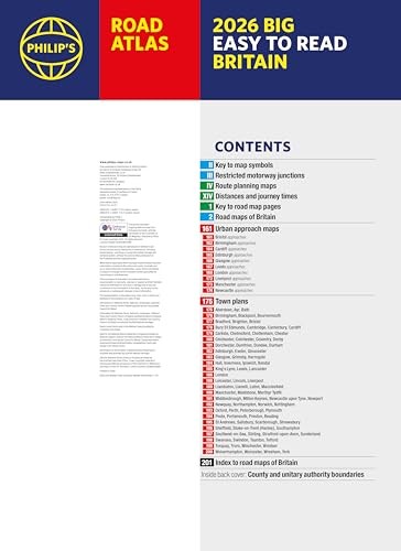 2026 Philips Big Easy to Read Britain Road Atlas PAPERBACK - Image 5