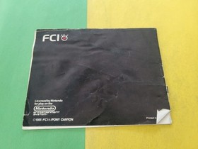 Dr Chaos Nintendo NES Instruction Manual Booklet