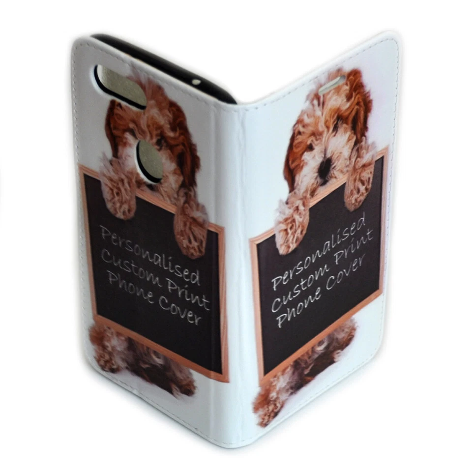 Funda tipo billetera abatible para teléfono Samsung Galaxy Series - Impresión personalizada personalizada Foto 3 de 3