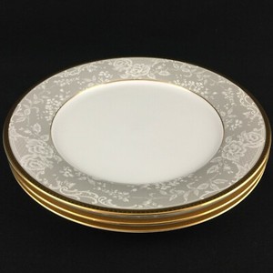 Set-of-3-VTG-Salad-Plates-8-1-8-034-Nikko-Fine-China-Evening-Lace-2750-Thailand
