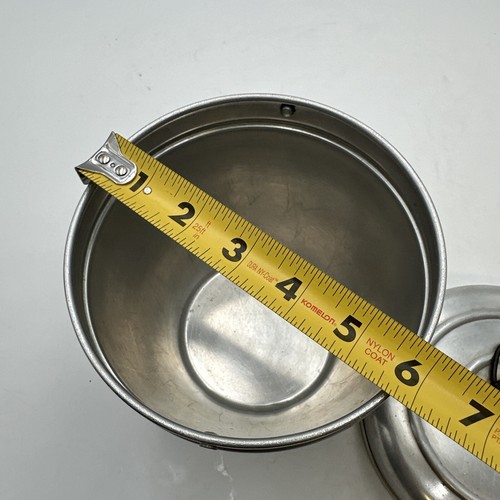 Vntg Coal Miner Lunch Bucket Pail Wear-Ever Aluminum No. 1102 Excellent Cond. - Picture 19 of 24