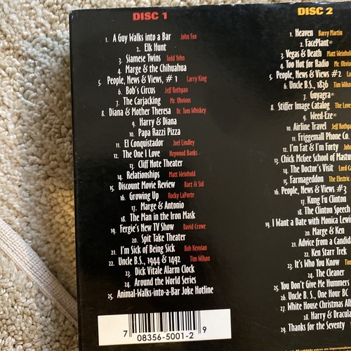 Bob And Tom Back In '98 2 CD Set Funny Comedy Nicely Used - Picture 8 of 8