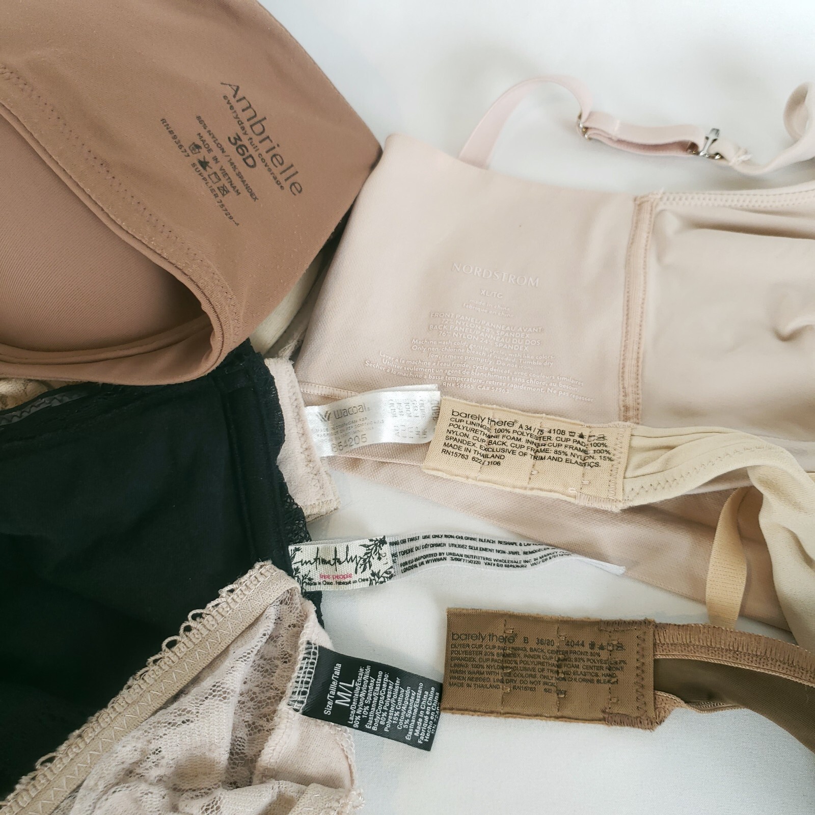 Damage Bra Mixed Bra Lot of 26 Olga Free People Natori Damaged For Repurpose or ...