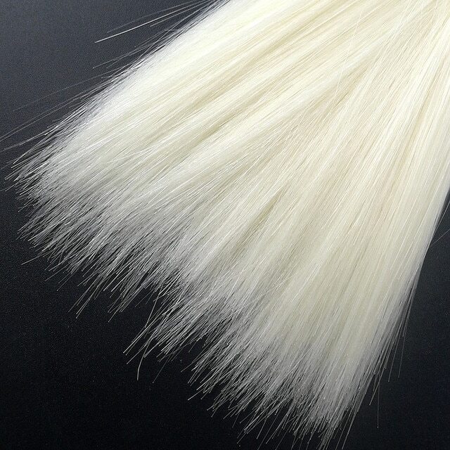 FISHAIR - OLIVE - 14 pouces - Substitut Bucktail - Matériau