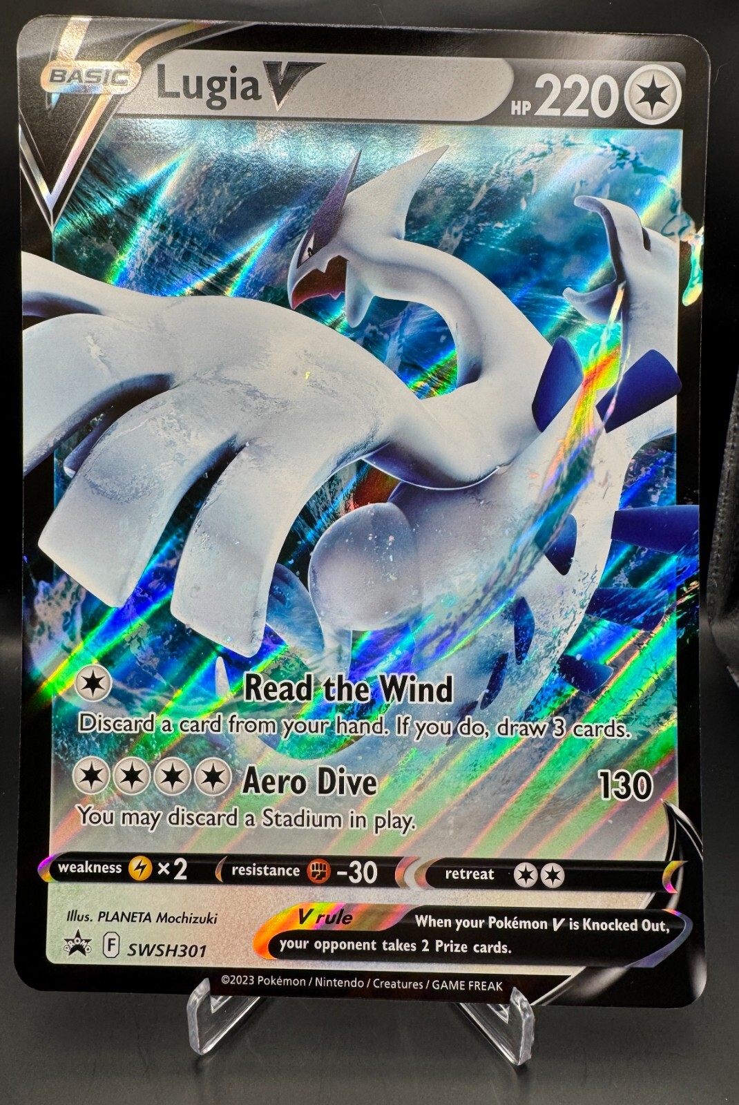Pokemon TCG - Lugia V - SWSH301 - Black Star Promo Jumbo Card