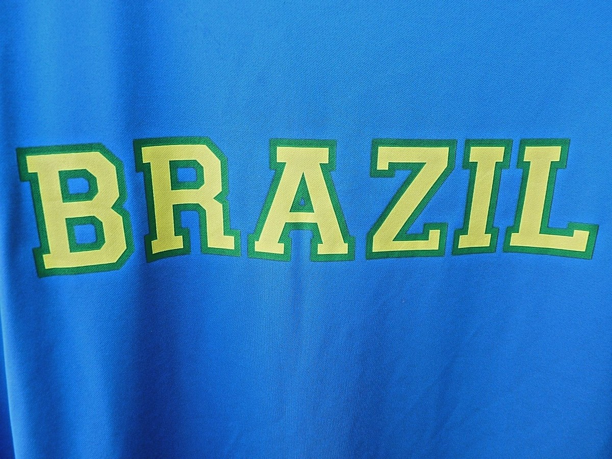 GUARANI F. CLUBE D'ELLERBA シャツBrazil Brazil Futbol Soccer Club Team Jersey GOL Blue Yellow SS Mens XL