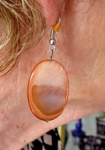 Boucles d'oreilles en acier pour oreilles percées - Fermoir à clip