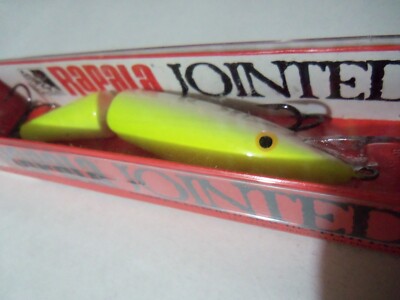 Rapala Jointed 13 Fishing Lure 13cm Silver Fluorescent Chartreuse