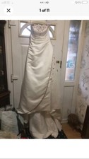WEDDING DRESS IVORY/SCARLETT  SIZE 10