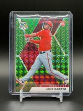 2021 Mosaic Green Parallel LUIS GARCIA ROOKIE Baseball Card 249 Nationals
