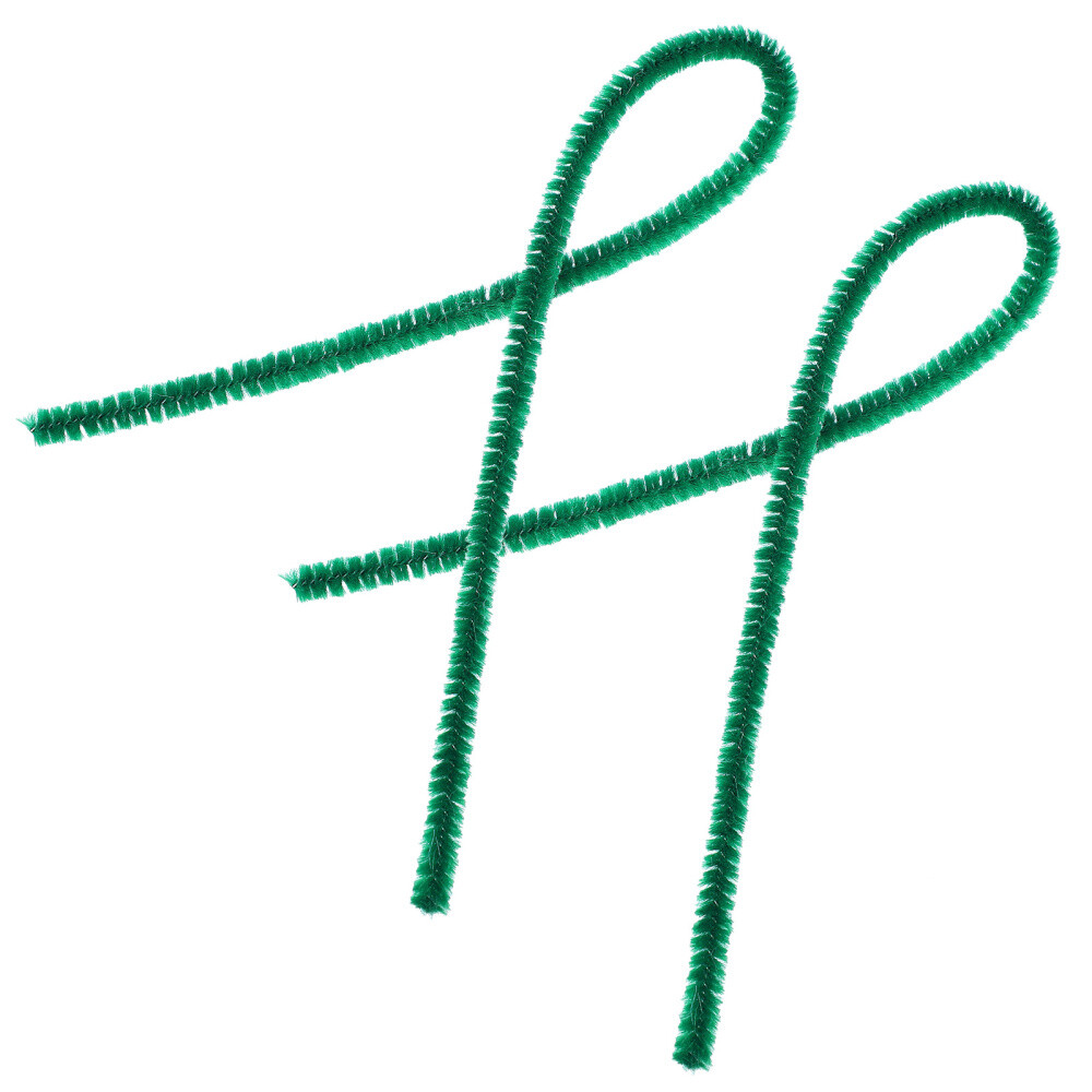 100 Stück Flauschige Chenille-Stiele Hot Pink - Pfeifenreiniger Für Bastelprojekte