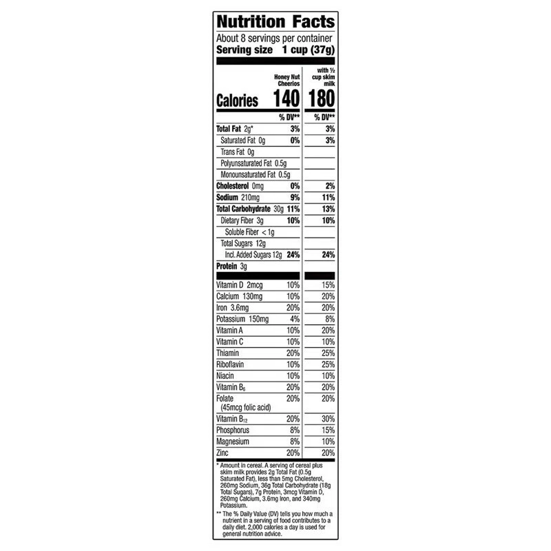 Cereal Cheerios Honey Nut 306g X 2 sem glúten ajuda a baixar o colesterol - Imagem 3 de 4