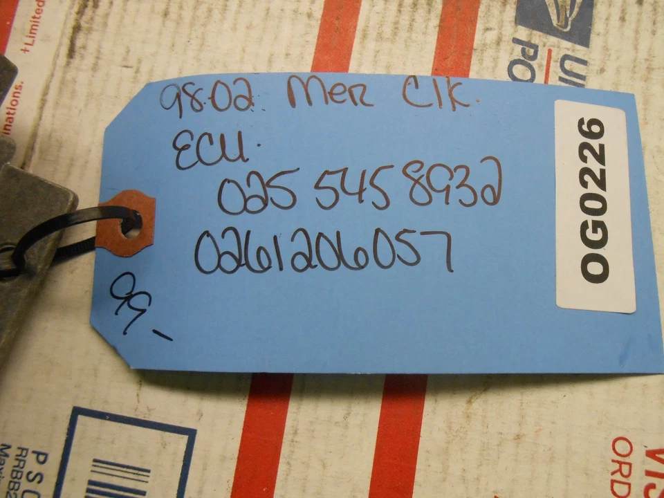 98-02 mercedes clk ecu 0255458932 0261206057 OG0226 Foto 4 de 4