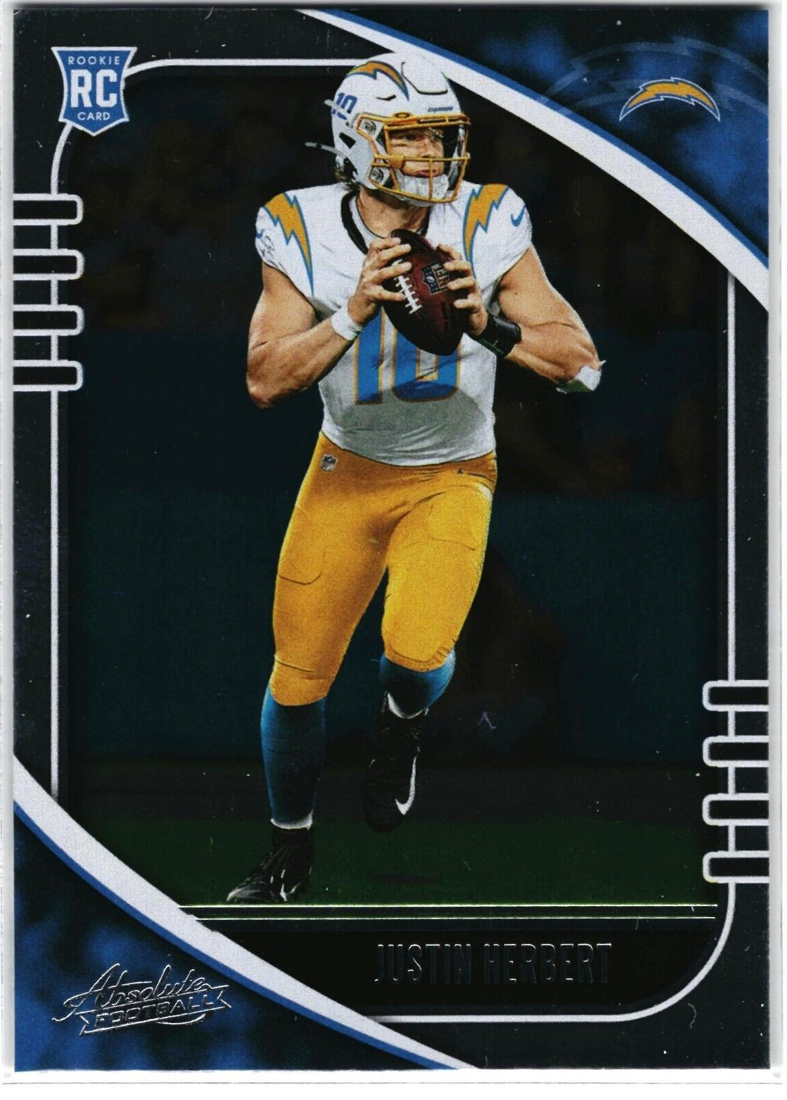 2020 Panini Absolute Justin Herbert Rookie Los Angeles Chargers #167