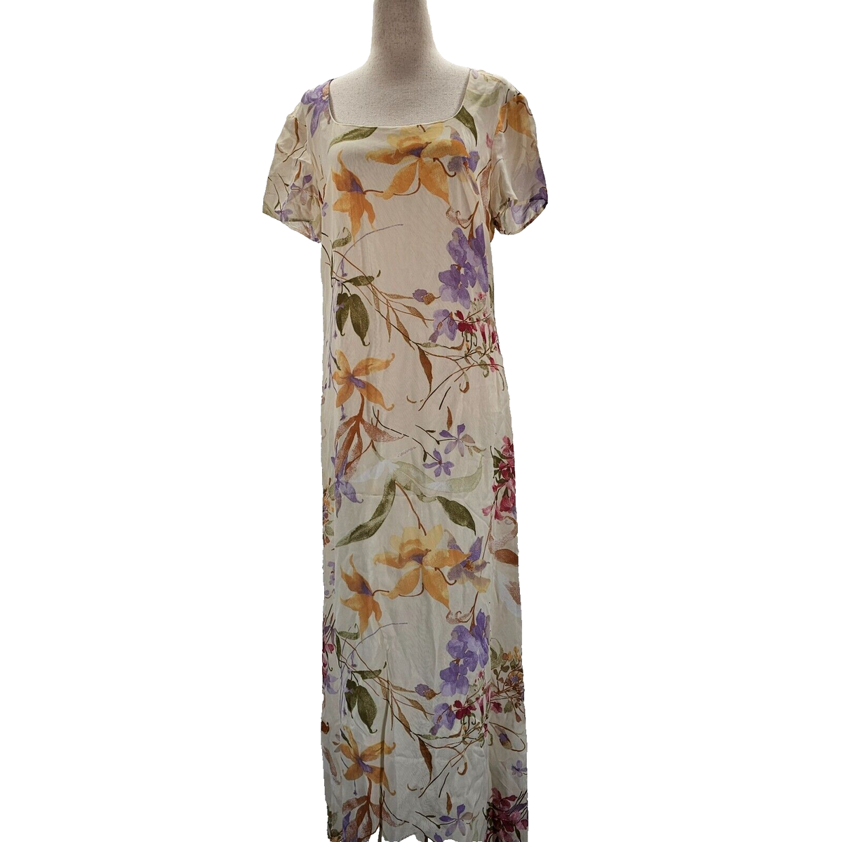 coldwater creek maxi dress Lantana Maxi Dress - Coral Glow Multi - XS