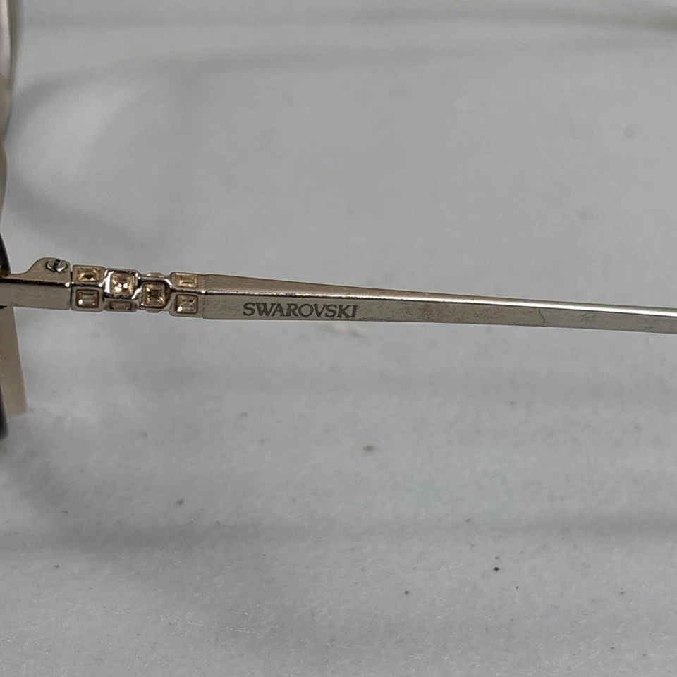 Armações de óculos Swarovski Sk 5249-h 052 marrom Havana dourado olho de gato 53[]15 140 - Imagem 4 de 4