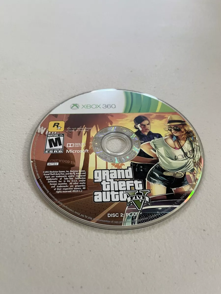 Gta 5 Xbox 360 Disco 2