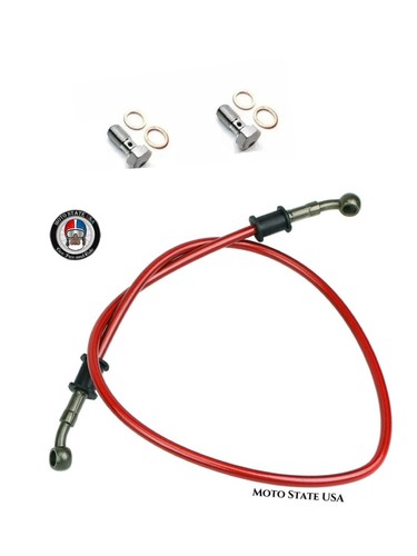 Tubo Freno Posteriore In Acciaio Intrecciato Per Moto Da Cross, ATV, Quad – 60 Pollici