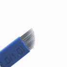 Microblading 18 Pins Needles Permanent Makeup Eyebrow Tattoo Bevel ...