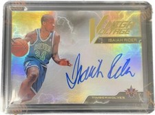 ISAIAH RIDER 2017-18 PANINI VANGUARD BK HIGH VOLTAGE SIGNATURES GOLD AUTO /10