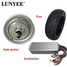 10Inch Hub Motor 1000-2000W Motor Kit With Controller For Electric Motorcycle