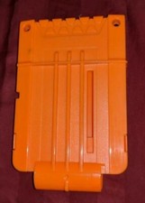 Nerf N-Strike 6 Round Elite Soft Dart Gun Magazine Clip Orange RARE HTF TOY EUC