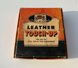 Used Vintage 1954-56 Oldsmobile Parts by Fisher Leather Touch Up Kit Multicolor