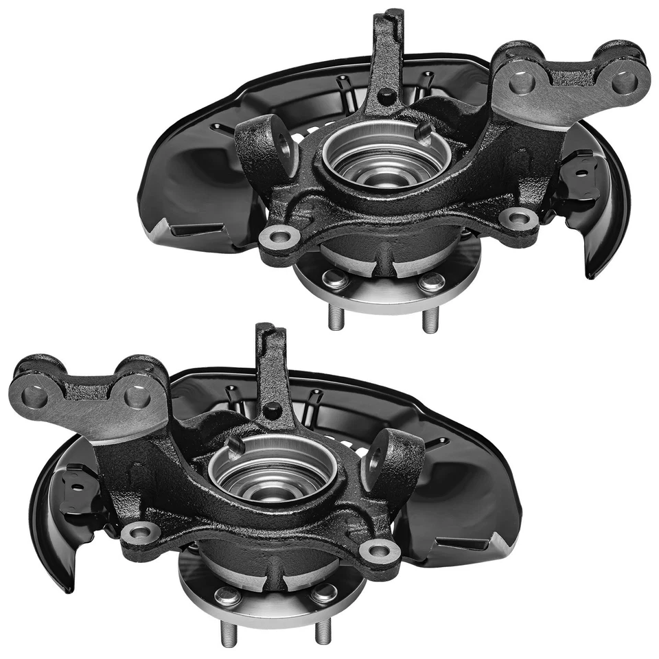 Pinzas de bujes de rueda con nudillos delanteros AWD con soporte para Toyota Highlander 2008-2011 Foto 3 de 4