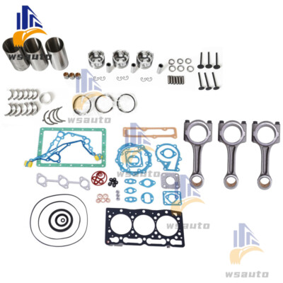3D88 3D88E-6 S3D88E-5 Overhaul Rebuild Kit+connecting rod for Komatsu Engine