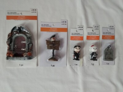 NEW Tiny Treasures Mini Embellishment Halloween Miniatures You Choose