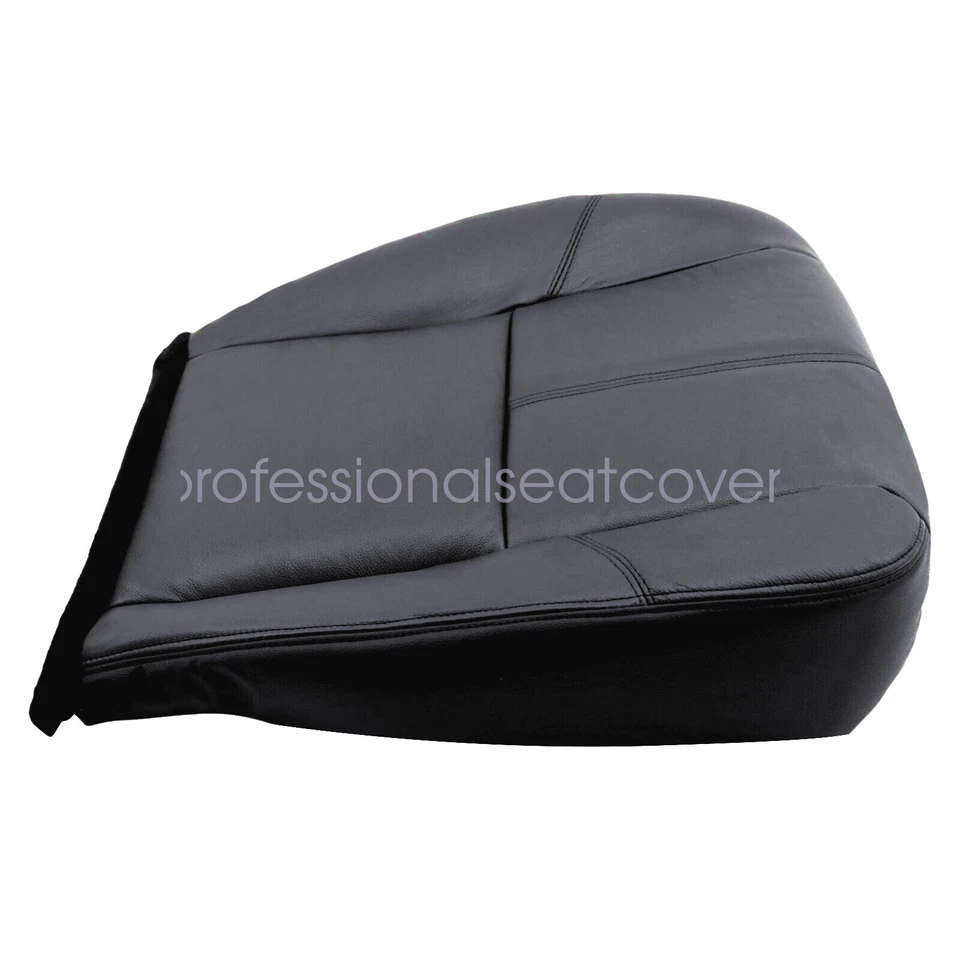 Cubierta de asiento de cuero inferior negra para GMC Yukon XL 1500 2500 2007 2008-2013 Foto 4 de 4