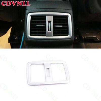 For BMW X2 F39 2018-2020 2021 Matte Silver Rear Seat Air Outlet Vent Frame Trim