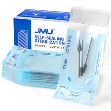 JMU Self-Sealing Sterilization Pouches Bags for Dental Tattoo Nail 1000 Count