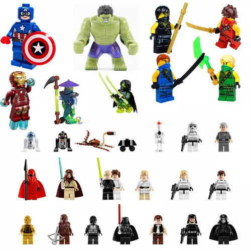 Lego vintage minifigure star wars ninjago chima city Superheroes technic creator